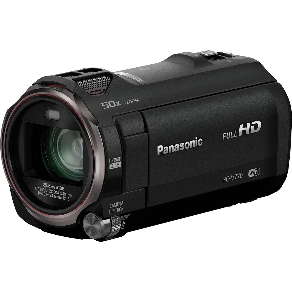  The Panasonic HC-V770K video camera for podcasting.