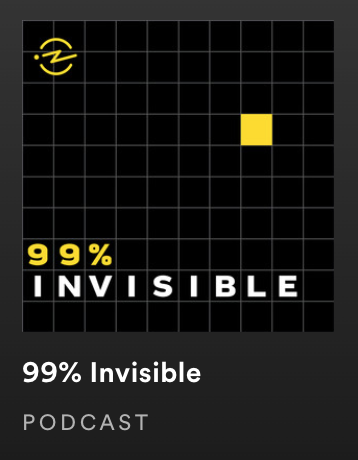 99% invisible podcast cover