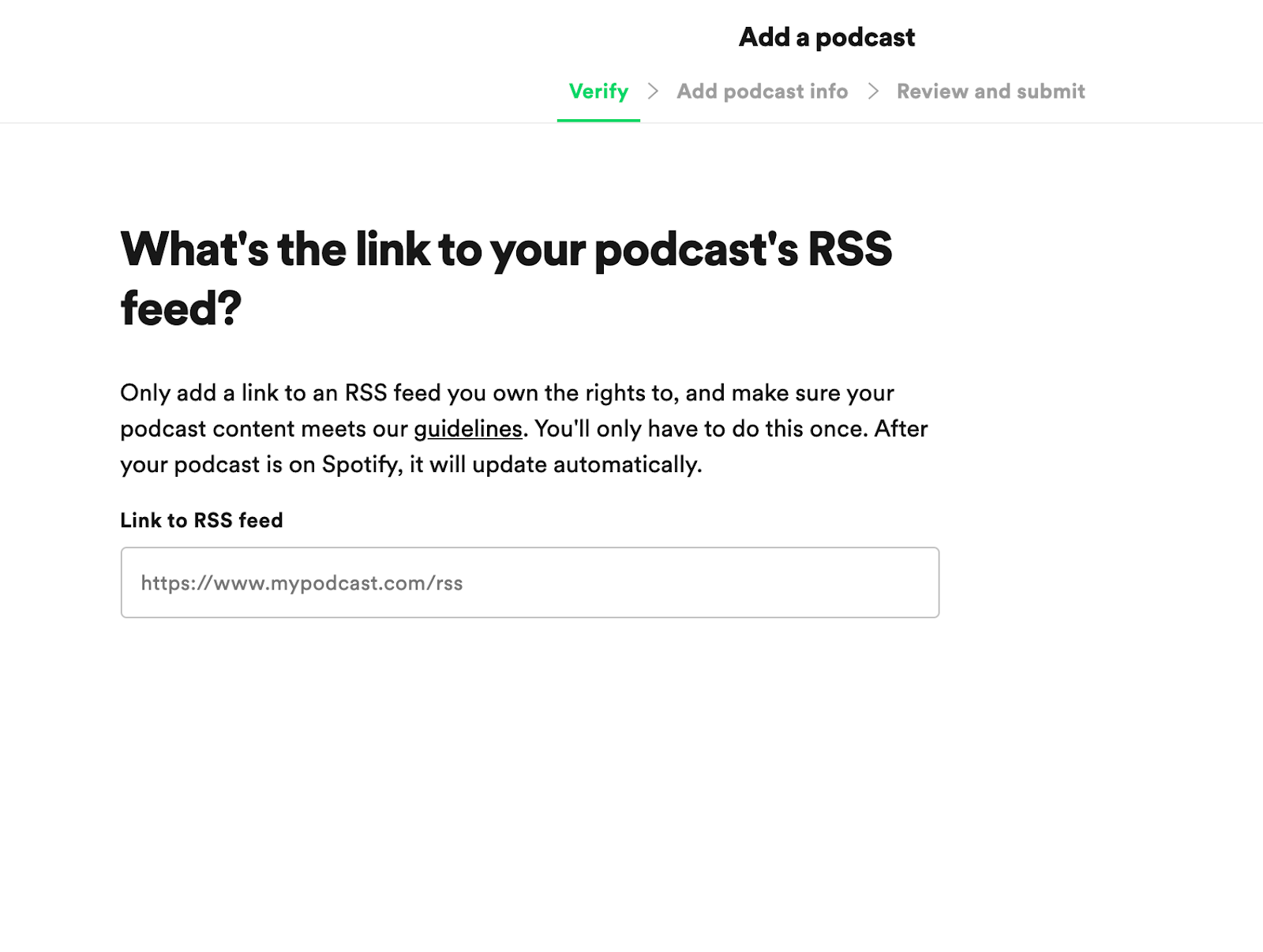 what's the link to your podcast's rss FEED?