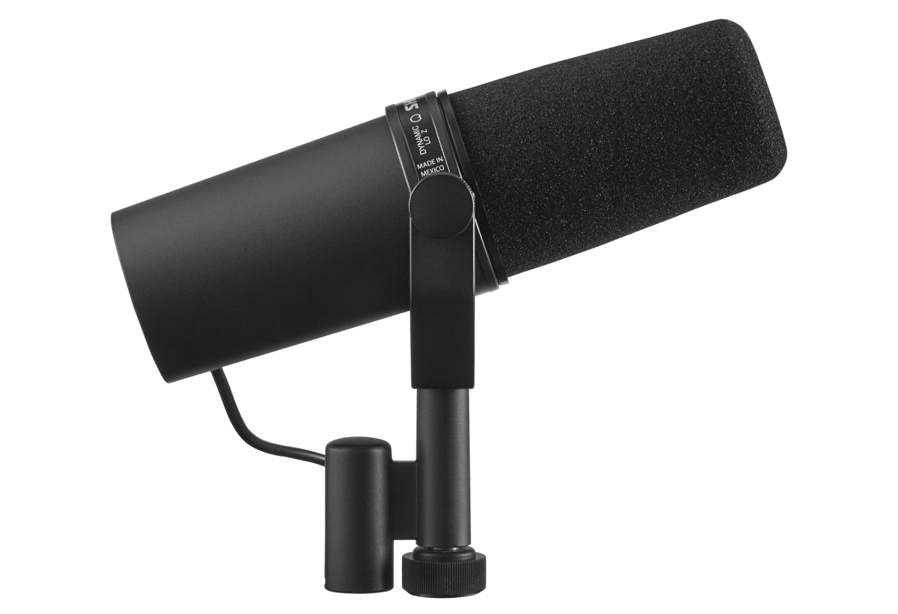 The Shure SM7B, an example of a dynamic microphone
