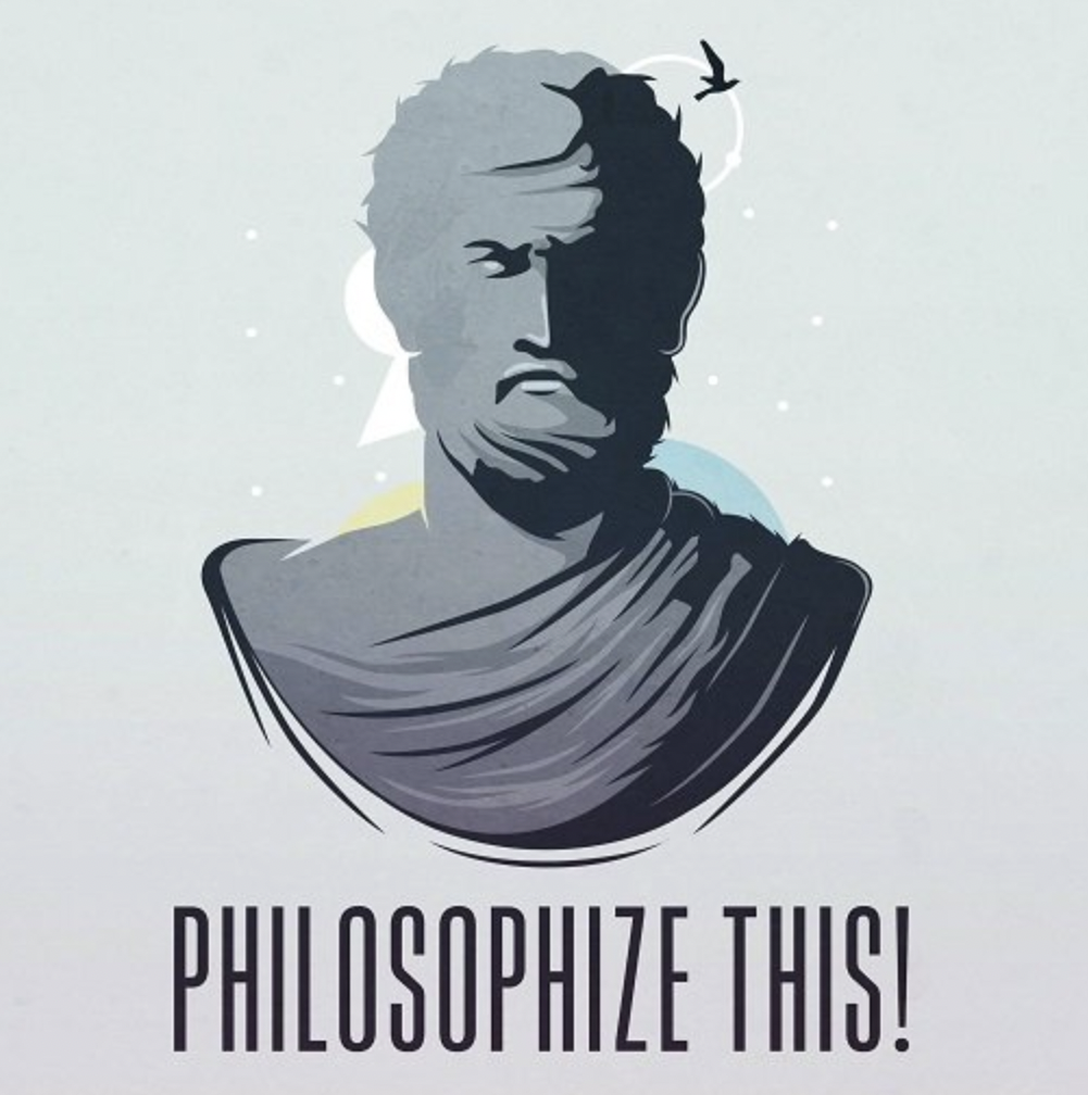 Philosophize this! podcast logo.