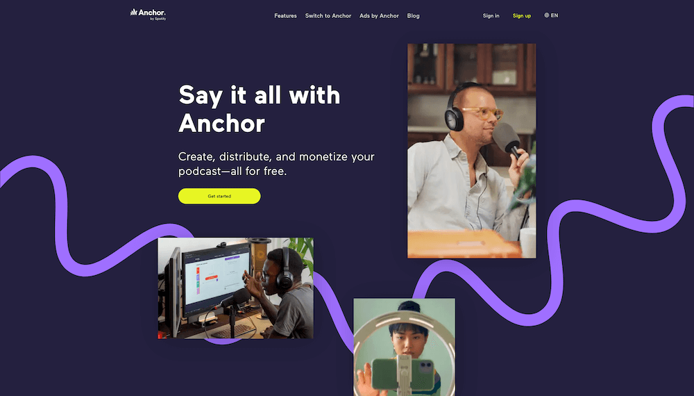 Anchor free podcast hosting