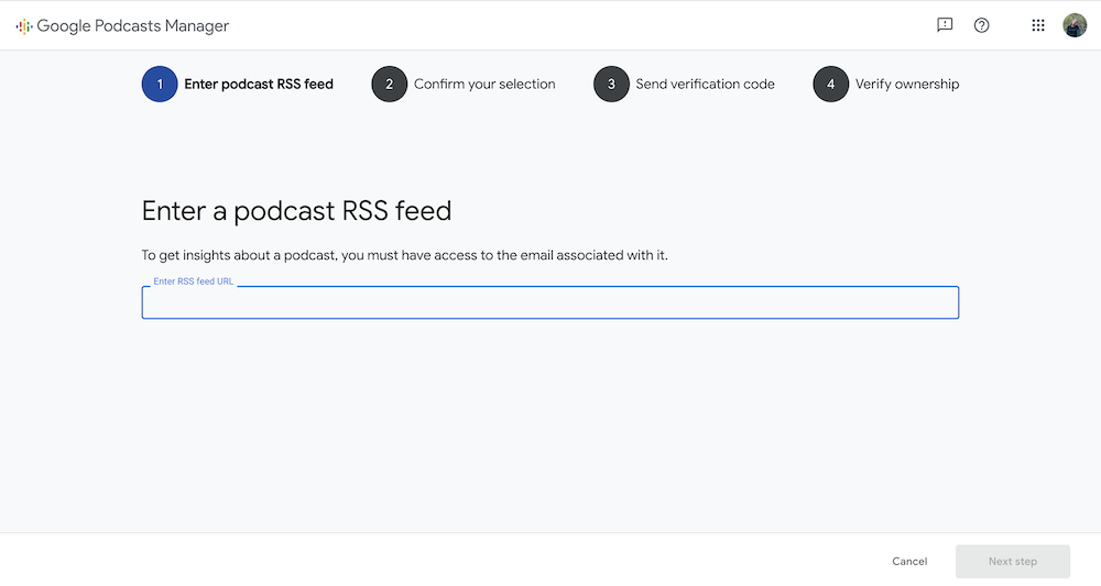 Submitting a podcast to Google Podcast with an RSS feed