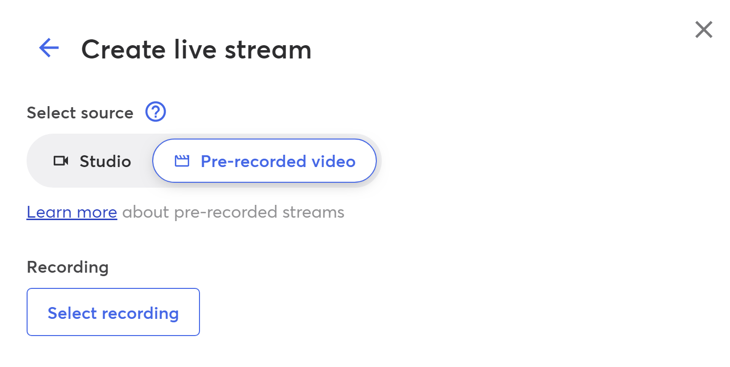 Creating a pre-recorded live stream on StreamYard