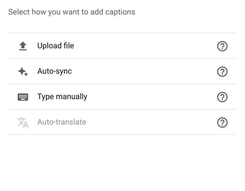 Different ways you can add captions or subtitles on YouTube videos